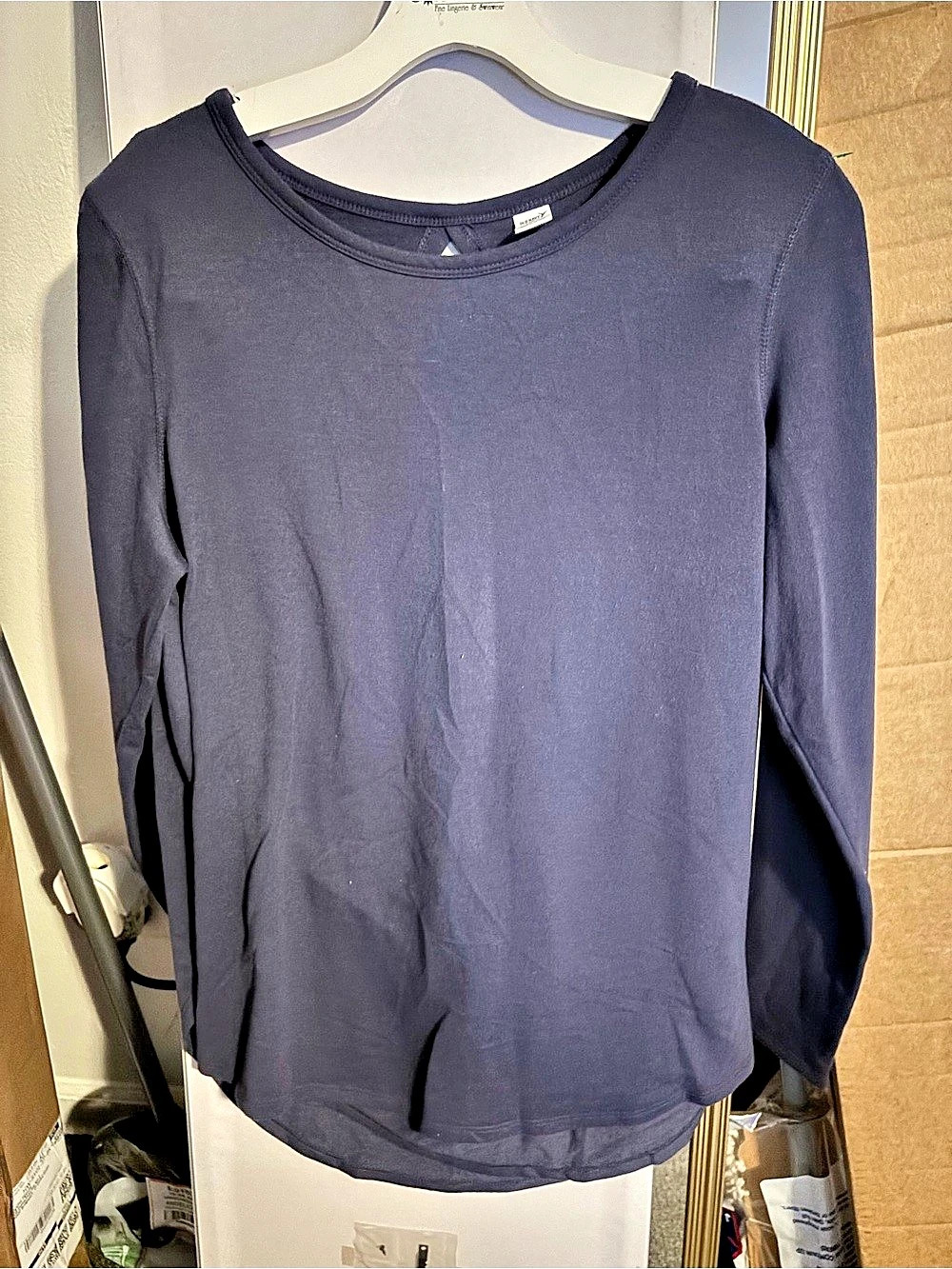 Old Navy Long Sleeve Top in Blue Size Medium Like New